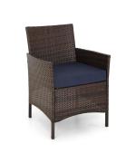 Set 3 piese DARWIN maro/albastru