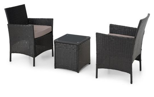 Set 3 piese DARWIN  negru/gri