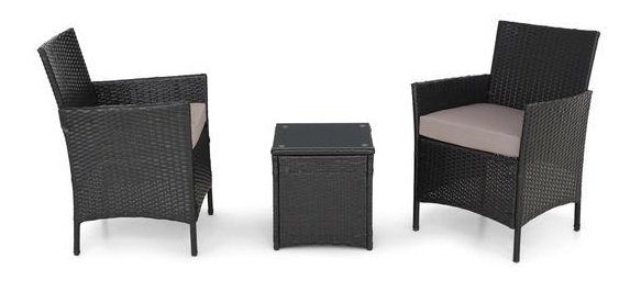 Set 3 piese DARWIN  negru/gri