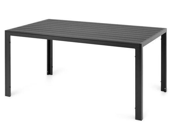 Set 6 scaune si masa dreptunghiulara mica PRESLEY/ENCORE  negru