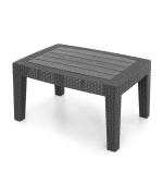 Set mobilier 2 fotolii, canapea si masuta de exterior poliratan PONTE