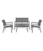 Set 4 piese CANE  gri/negru