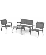 Set 4 piese CANE  gri/negru