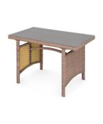 Set 2 fotolii, canapea si masuta FONTANA maro