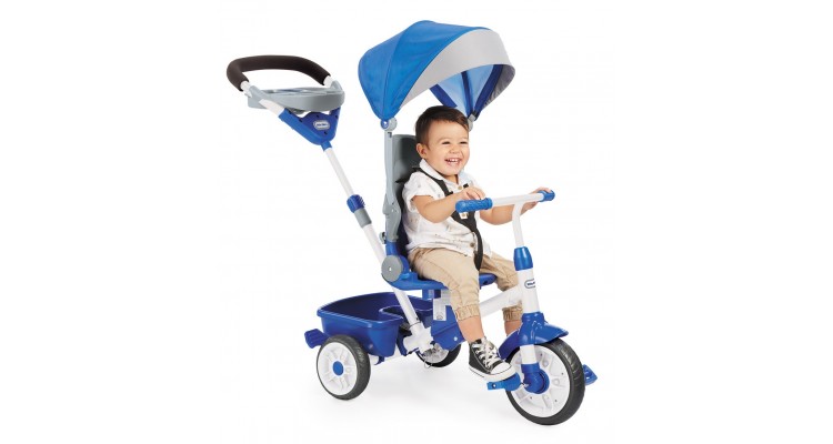 TRICICLETA PERFECT FIT 4IN1 ALBASTRA little tikes