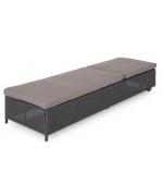 Sezlong ENCORE negru/gri