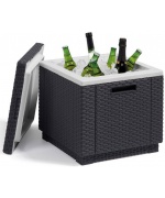 Cutie depozitare sau masuta Ice Cube - Gri Grafit