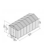 Casuta Gradina P816 229x528 cm