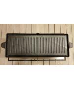 Placa de gratar Rectangle cu arzator incorporat