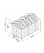 Casuta Gradina Skylight P812, 229x379 cm