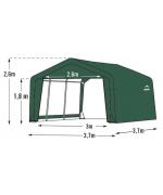 Magazie din prelata tip cort XL 3,7x3,7 m