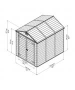 Magazie pentru gradina din plastic PT68