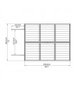 Magazie pentru gradina din plastic PT68