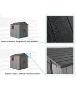 Casuta de gradina Premium L712 XL, 214x366 cm