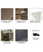 Casuta de gradina Premium L712 XL, 214x366 cm