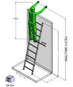 Scara din aluminiu cu 9 trepte
