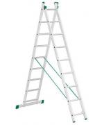 Scara de aluminiu dubla 2x9 trepte