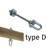 Sistem de prindere leagan tip D 14cm