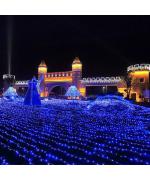 Instalatie de Craciun, tip liniara, 50 m cu 500 leduri, albastru Instalatie de Craciun, tip liniara, 50 m cu 500 leduri, albastru