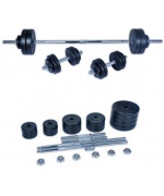 Set haltera si gantere Fittronic 50 kg