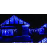 Instalatie de Craciun, tip franjuri / turturi, 5 m, 120 leduri, albastru Instalatie de Craciun, tip franjuri / turturi, 5 m, 120 leduri, albastru