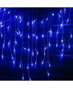 Instalatie de Craciun, tip franjuri / turturi, 5 m, 120 leduri, albastru Instalatie de Craciun, tip franjuri / turturi, 5 m, 120 leduri, albastru