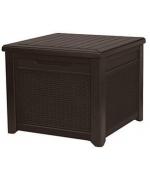 Lada pentru depozitat Cube rattan 208L-maro