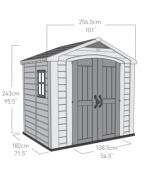 Casuta de gradina K86 256x182 cm