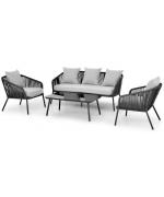 Set ANTALYA cu 2 fotolii, canapea si masuta