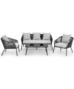 Set ANTALYA cu 2 fotolii, canapea si masuta