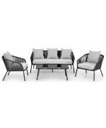 Set ANTALYA cu 2 fotolii, canapea si masuta