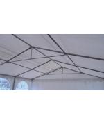 CORT EVENIMENTE PROFESSIONAL 3 X 3M, PVC ALB IGNIFUG