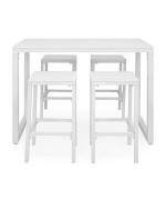 Set ESCALE cu 4 scaune bar, masa bar