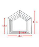 Cort Evenimente ECONOMY 4x10 m,PVC alb Cort Evenimente ECONOMY 4x10 m,PVC alb