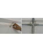 Cort evenimente Economy  4 x 12m, PVC alb