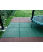 Pavele cauciuc plane 100X100x2,5 cm