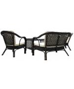 Set mobilier gradina, Momma-Moana, ratan natural, maro
