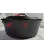 Ceaun din fonta cu capac - cuptor olandez Lodge 30 cm 6,7 litri