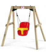 Leagan bebelusi din lemn Baby Swing Plum