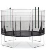 Set trambulina cu plasa de protectie telescopica 244 cm ZONE II EVOLUTION PLUM