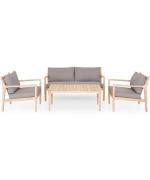 Set 2 fotolii, canapea si masuta MANCHESTER