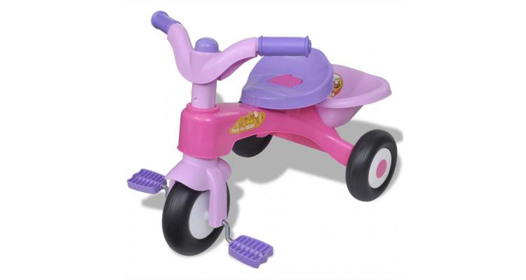 Tricicletă inteligentă pentru copii, roz-violet title=Tricicletă inteligentă pentru copii, roz-violet