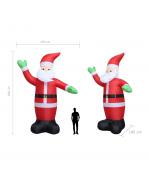 Mos Craciun gonflabil, LED, 600 cm XXL