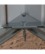 Casuta metalica argintie 64PZ