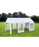 3X9 M Cort evenimente ECONOMY, PVC alb