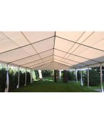 3X9 M Cort evenimente ECONOMY, PVC alb