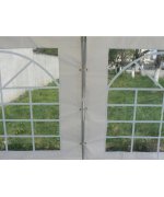 3X9 M Cort evenimente ECONOMY, PVC alb
