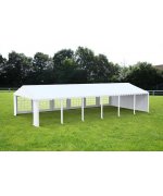 5x12M Cort evenimente economy,PVC alb