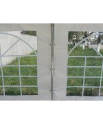 5x14 M Cort evenimente economy,PVC alb
