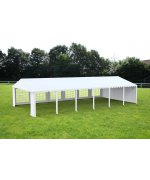 5x14 M Cort evenimente economy,PVC alb